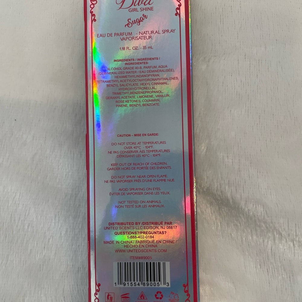 Diva Girl Shine Sugar EDP travel spray for her - Picture 2 of 2